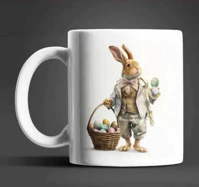 Produktbild von Osterhase Vintage Ostereier Ostern Kaffeetasse Teetasse Tasse Geschenkidee