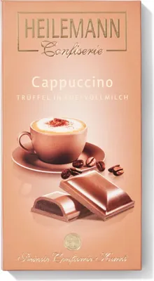 Produktbild von Heilemann Trüffel-Tafel Cappuccino-Creme, 100g