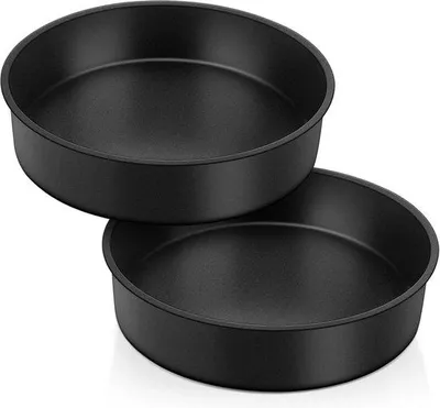 Produktbild von Edelstahl-Backform-Set, 21cm runde Tarte, Anti-Haft-Beschichtung, gesund