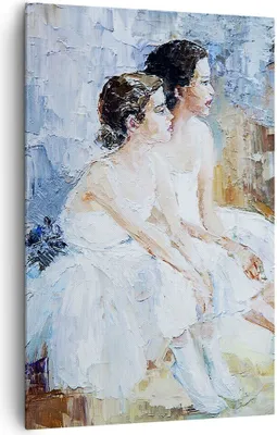 Produktbild von Bild auf Leinwand - Leinwandbild - Einteilig - Balletttänzer tanzen - 80x120cm - Wand Bild - Wanddeko - Wandbilder - Leinwanddruck - Wanddekoration - Leinwand bilder - Wandbild - PA80x120-3767