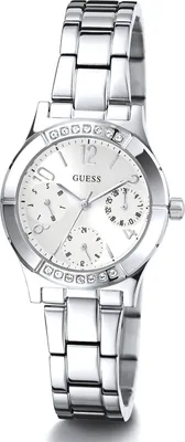 Produktbild von Guess Damen-Armbanduhr Piper Silber GW0413L1
