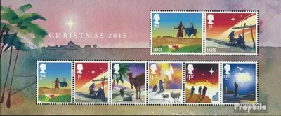 Produktbild von Briefmarken Großbritannien 2015 Mi Block98 (kompl.Ausg.) postfrisch Weihnachten