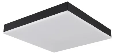 Produktbild von LED Deckenleuchte, Metall, schwarz, weiß, 3000K, L 30 cm