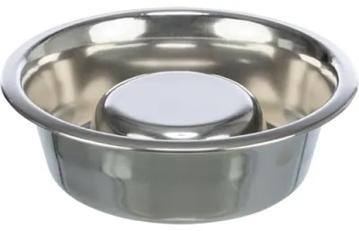 Image de Slow Feeding écuelle en acier inoxydable 0,6 l/ø 17 cm