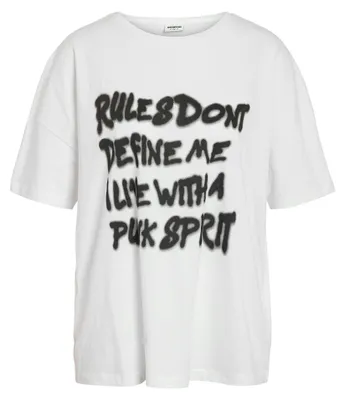 Produktbild von NOISY MAY T-Shirt Print Kurzarm Rundhals Bequem Größe: XS