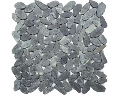 Produktbild von Flusskiesel XKS IN24 schwarz 30,5x30,5 cm