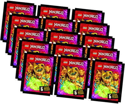 Produktbild von Lego Ninjago Sticker - Crystalized 2023 - Sammelsticker - 15 Tüten