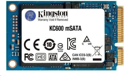 Produktbild von Kingston KC600MS 1 TB mSATA SSD - Hochleistungsspeicher für Ihren Computer