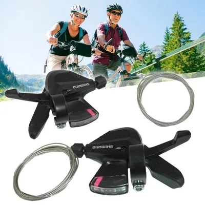 Produktbild von Fahrrad Schalthebel MTB Gangschaltung Schalthebel Daumenschalthebel für MTB BMX