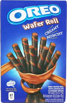 Produktbild von Oreo Wafer Roll Chocolate 54g