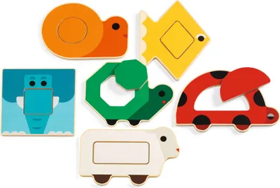 Productafbeelding van Leerzaam speelgoed: Puzzel "Duobasic" van Djeco