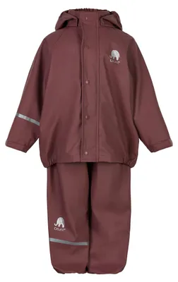 Productafbeelding van CeLaVi Unisex Kinder Regenpak, basismodel, PU, roze bruin, maat 90