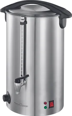 Obrázek produktu pro ProfiCook PC-HGA 1111, 16 l, Nerezová ocel, Teplé nápoje, Neizolovaný, Černá, Nerezová ocel, Páčka, Otočné