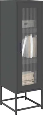 Produktbild von vidaXL Highboard Anthrazit 36x39x123 cm Kaltgewalzter Stahl