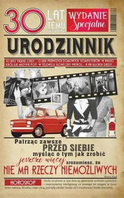 Zdjęcie produktu dla Kartka okolicznościowa Urodziny 30 U45 - AbCard