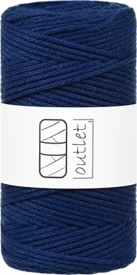 Obrázok produktu pre Tmavomodrá pletená šnúra 3 mm, 100 m, OUTLET