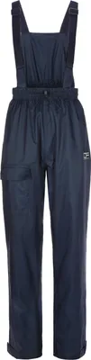 Produktbild von Dry Fashion Herren Regenhose Segelhose - Leichte Regenlatzhose Überziehhose Wasserdicht Winddicht Atmungsaktiv in Navy Größe L