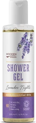 Produktbild von Sprchový gél "Levanduľové noci" WoodenSpoon 200 ml