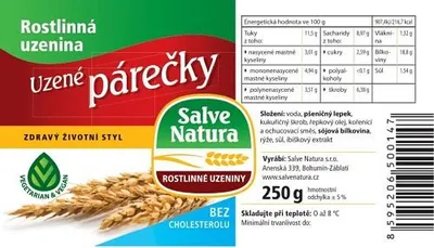 Immagine prodotto di Salsicce affumicate 250 g SALVE NATURA