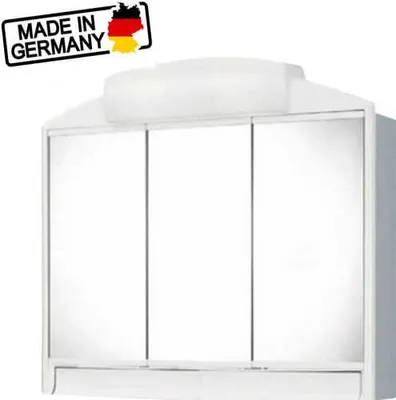 Produktbild von Jokey RANO Spiegelschrank 59x51x16cm, 2x12W, weiß
