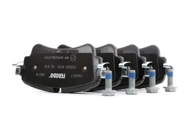 Produktbild von FERODO FDB4617 Bremsbeläge Satz Hinten für AUDI A4 B9 Avant (8W5, 8WD) A6 Avant (4A5, C8) A5 Sportback (F5A) A7 Sportback (4GA, 4GF) Q5 (FYB)