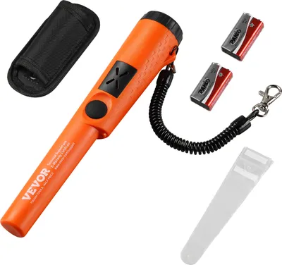 Produktbild von VEVOR Metalldetektor Pinpointer IP66 Komplett Wasserdichter Metallsuchgerät 5cm Erkennungstiefe Propointer Schatzsuche mit 3 Modi Ton/Vibration/Ton + Vibration 9V Batterie & Samtbeutel Inklusive