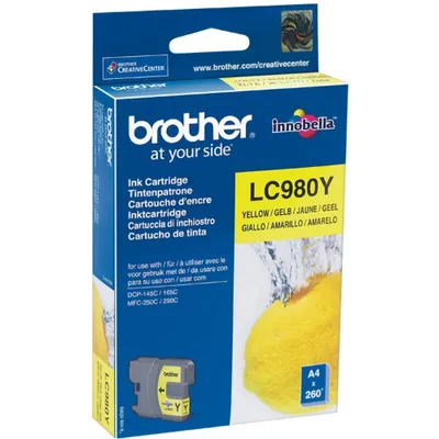 Obrázok produktu pre Brother LC980Y žltá kazeta do tlačiarne