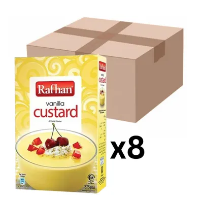 Produktbild von 8er-Pack Rafhan Custard Puddingpulver Vanille 275g