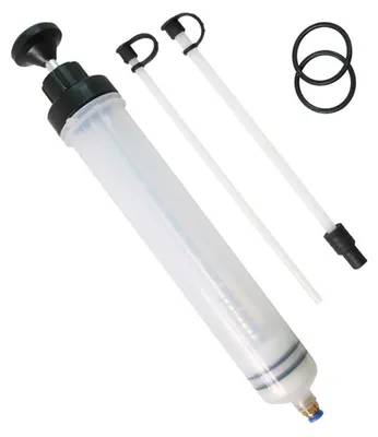 Produktbild von Ölabsaugspritze 500 ml - Ölpumpe mit 2 Schläuchen - Manuell bedienbar - Absauggerät - Verstellbar - Leicht zu demontieren