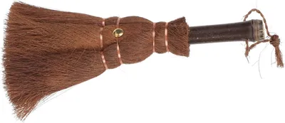 Produktbild von Kleiner Handbesen aus Palmfaser und Holz für die Haushaltsreinigung