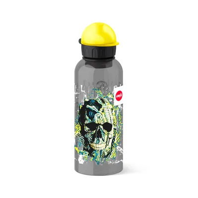 Produktbild von emsa TEENS Tritan Trinkflasche 0,6 Liter, Motiv Totenkopf