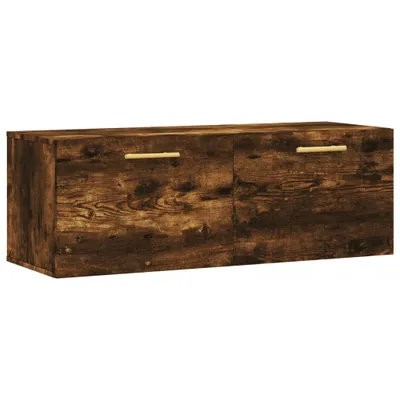 Zdjęcie produktu dla vidaXL Szafka ścienna dąb wędzony 100x36,5x35 cm Materiał drewnopochodny