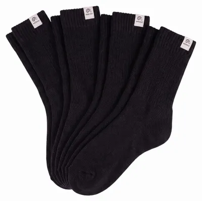 Produktbild von Black Snake 4 Paar Wollsocken Damen Herren mit Merino, Büro - 43/46 - Schwarz, KI-generiertes Bild