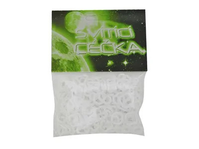 Image de Petites lettres en plastique, 150 pièces