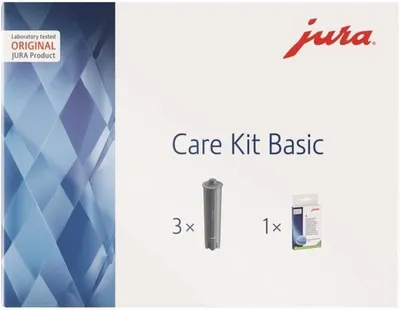 Obrázok produktu pre JURA Care Kit Basic, Sada na údržbu, Jura, 4 kusov, 188 mm, 245 mm, 54 mm