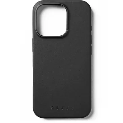 Produktbild von Handyhülle für iPhone 16 Pro, Mujjo Leather Case MagSafe, Schwarz