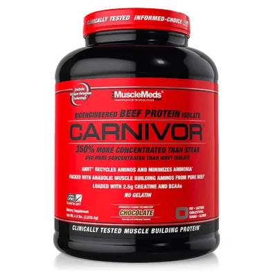Obrázek produktu pro MuscleMeds - Carnivore, čokoláda, prášek, 2038g