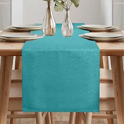 Produktbild von Wasserdichte Tischläufer, im modernen Stil, für Außen- und Innenbereich, Partyzauber, 120 x 60 Zoll, Grasgrün