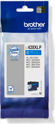 Immagine prodotto di Brother LC-428XLCP cartuccia d'inchiostro 1 pz. originale ciano