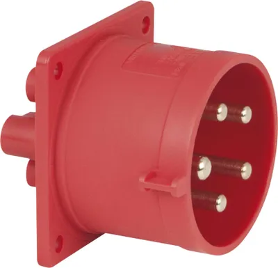 Produktbild von PCE CEE 32 A/400 V 5-pin Socket male Rot - IP44