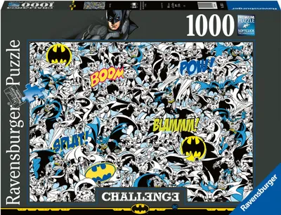 Image de Puzzle Ravensburger - Challenge : Batman (1000 pièces)