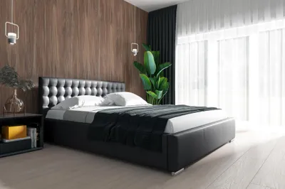 Produktbild von Bettgestell Bett Polsterbett Betten 180x200 Bettrahmen Doppelbett Ehebett