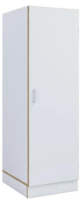 Productafbeelding van Multifunctionele linnenkast, smalle opbergkast met 3 vakken en een draaideur, afmetingen van de kast: H. 162 x B. 50 x D. 60 cm, keukenkast Rislo BD XL