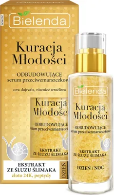 Immagine prodotto di Bielenda Kuracja Młodości Serum do twarzy Przeciwzmarszczkowe Odbudowujące 30 ml