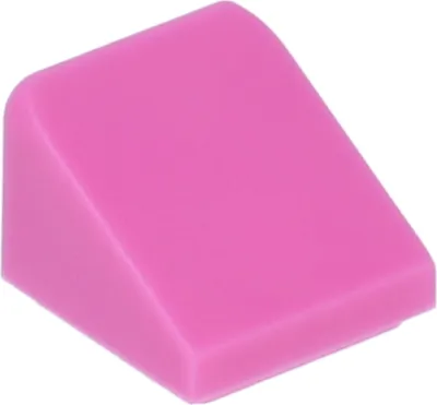 Produktbild von Lego® 1x1 Schrägstein 30° x 1 x 1 x 2/3 54200 - 10 Stück Dunkles Pink