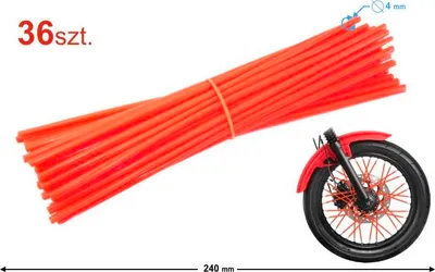 Produktbild von Rotes Speichenband (36 Stück)