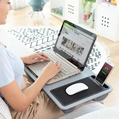 Produktbild von Laptop-Tisch mit XL-Kissen Deskion InnovaGoods