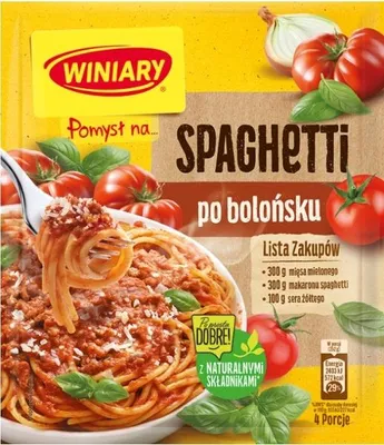 Obrázek produktu pro Winiary Nápad na špagety Bolognese 44 g