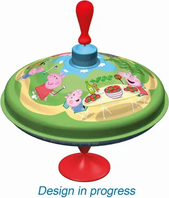 Produktbild von Simm Spielwaren GmbH Brummkreisel 19 cm Peppa Pig, Schaukarton 12