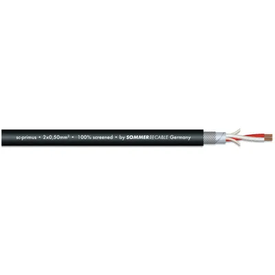 Produktbild von SOMMER CABLE Mikrofonkabel 2x0,50 100m sw SC-Primus